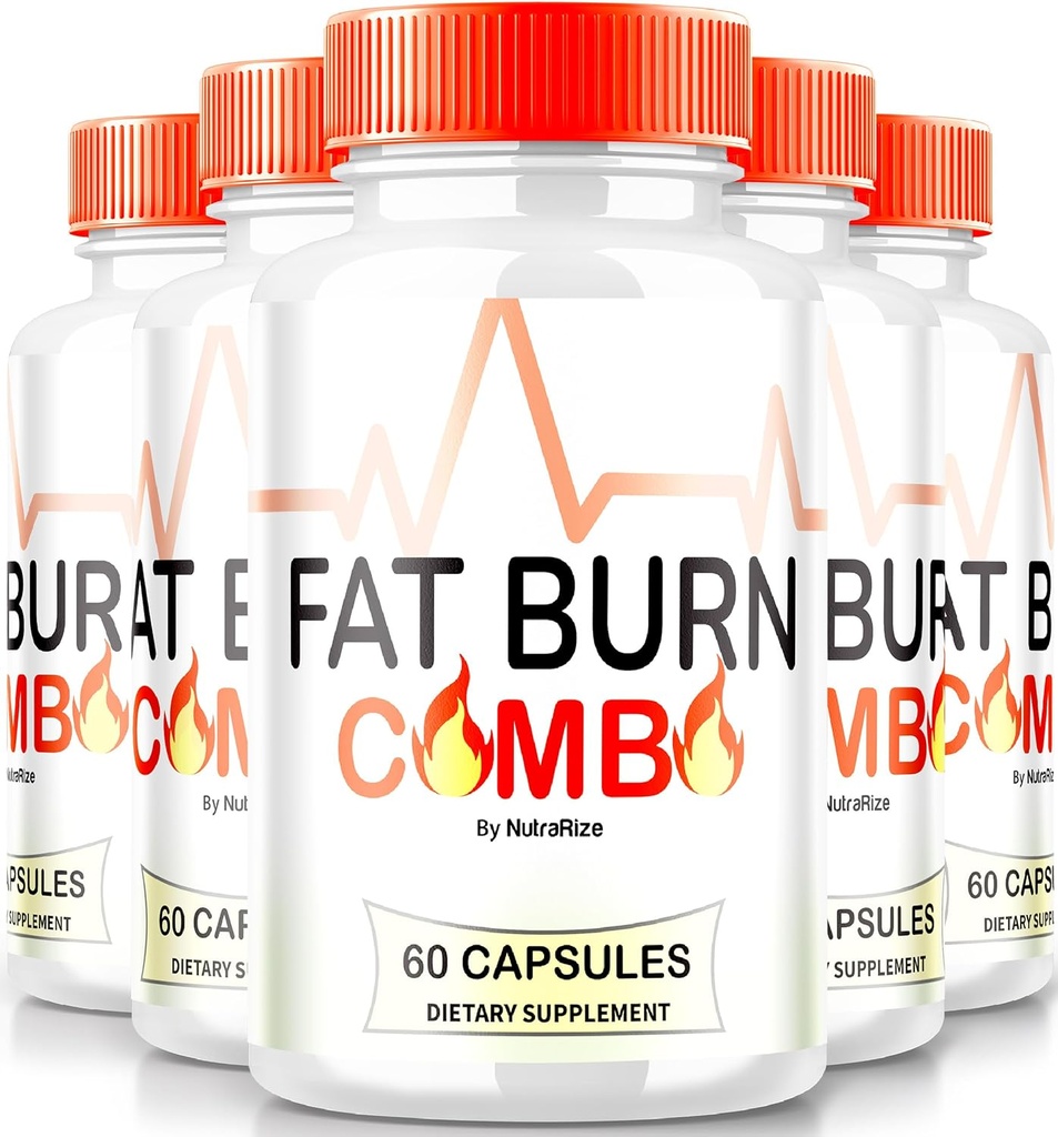 (5 Pack) Fat Burn Combo Capsules, FatBurn Combo Keto Formula, Tüm Doğal Kilo kaybı Achieve Health-Baking Body, Keto Fitness Pills, Resmi Yorumlar (300 Capsules)