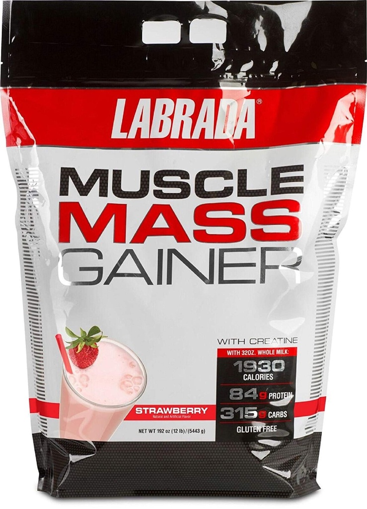 Labrada Beslenme Kas Mass Liger, Strawberry, 12 Pound