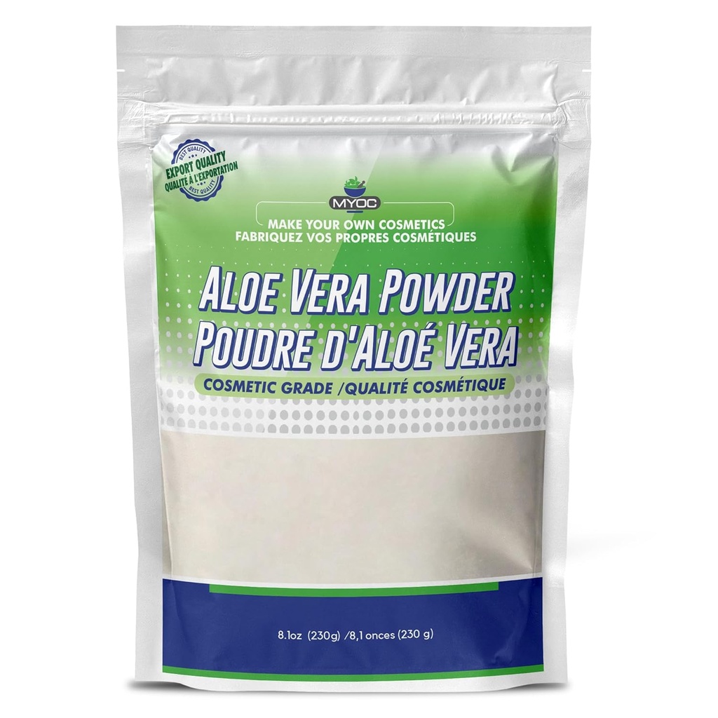 Aloe Vera Toz Organik Cilt & Saç Bakımı için Kullanımı - 230 Grams (8.01 Oz)
