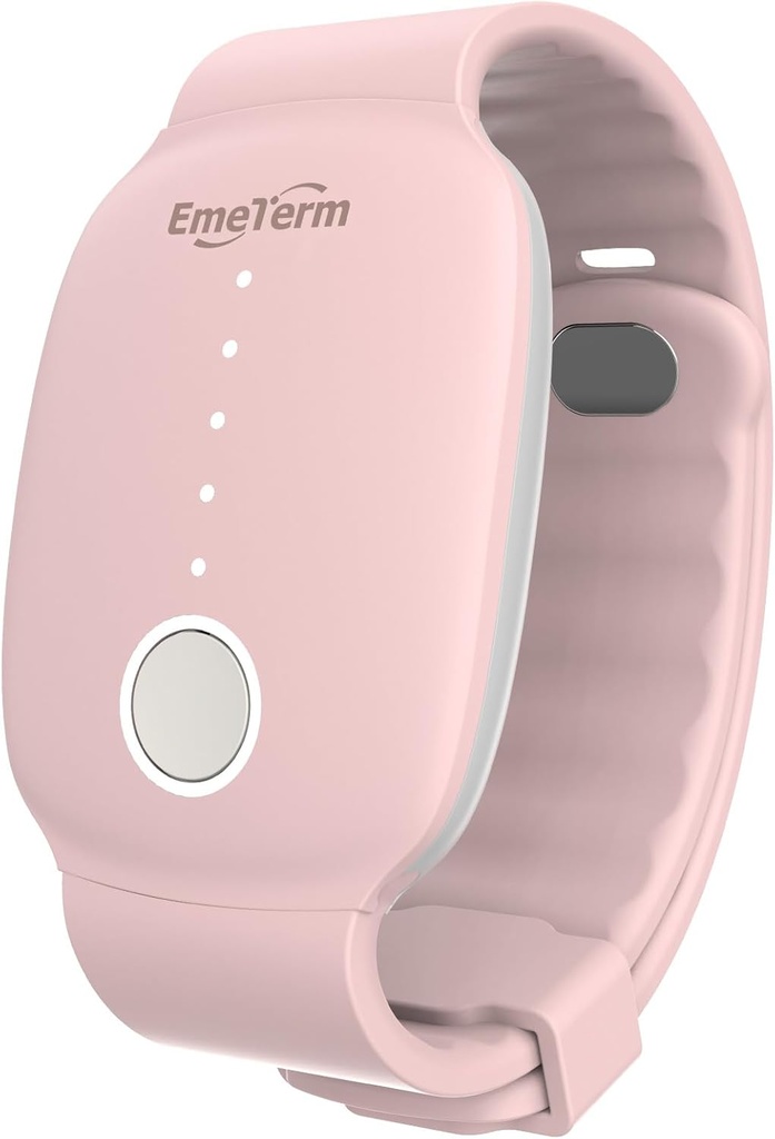 EmeTerm Fashion FDA-Cleared Relieve Nausea elektro Stimulator Morning Hastaness Seyahat Hastalığı Vomit Relief Isıtma No Gel Drug Free Bile Bands Without Side Effects