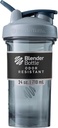 BlenderBottle Shaker Şişe Pro Serisi Protein Shakes ve Pre Workout, 24Ounce, Full-Renk Grey