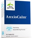 Terry Natural AnxioCalm - 75 Tabletler - Hızlı-Aslında, Non-Drowsy, Non-Addictive Formula - Yetişkinler ve Çocuklar için Güvenli Yıl - Sigara içilmeyen - 37 Hizmet
