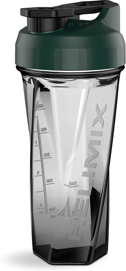 HELIMIX 2.0 Vor Blender Shaker Şişe 28oz | No Blending Ball veya Whisk | ABD Made | Portatif Pre Workout Whey Protein Drink Shaker Cup | Mixes Cocktails Smoothies Shakes | Top Raf Safe