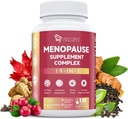 Kadınlar için Menopause Supplements, 10 Milyar CFU Probiyotik, 19-in-1 Multivitamin & Ashwagandha Extract, DIM, Hormonal Denge, Destek Hot Flashes, Night Sweats, Mood, Sleep|Vegan, 120 Capsules
