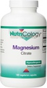 Nutricology Magnezyum Citrate Diyetary Supplement - Bone & Stres Desteği, Well-Absorbed, Hipoallergenic, Vegetarian Capsules, Gluten Free - 180 Count Count Count