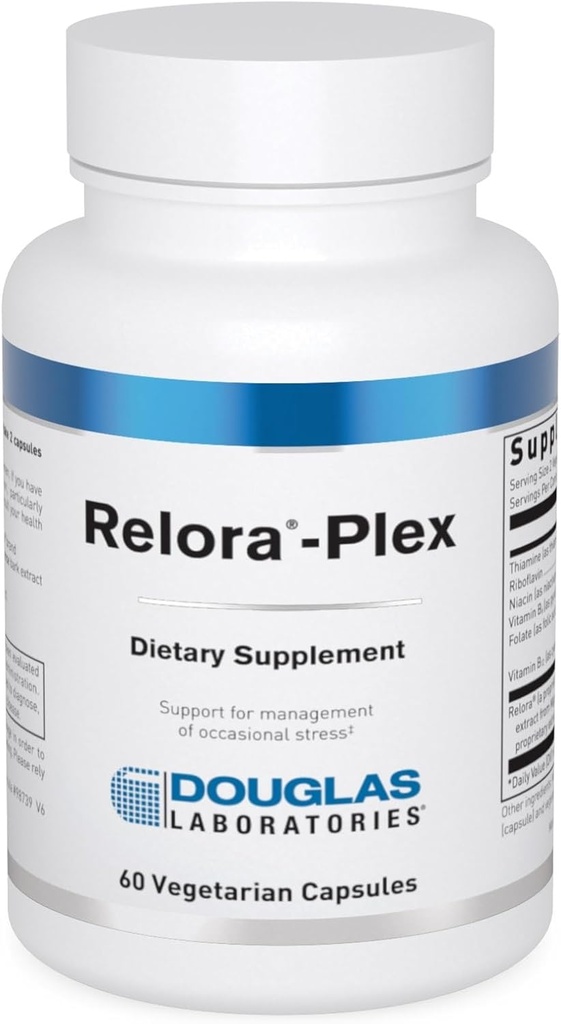 Douglas Laboratories Relora-Plex - Υποστήριξη για τη διαχείριση του περιστασιακού στρες* - 60 κάψουλες χορτοφάγων