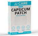 J CARE Capsicum Patch (40 PCS), 4.7" x 7.1" Soothing Capsaicins Patch, Capsicum Patches for weekend, Omuz, omuz, Kas Soreness- 8 Hours Relief