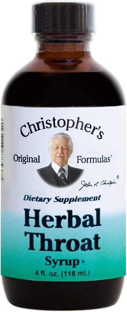 Christopher's Original Formulas Herbal Throat Syrup - 4 oz | Gentle, Herbal Support for Season Wellness Wellness