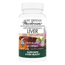 Host Defense MycoBotanicals Liver* Capsules - Liver Health Supplement with Milk Thistle & Turmeric Root - Türkiye Tail, Reishi & Chaga - 60 Capsules (30 Hizmetler)