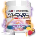 EHP Labs x Ghostbusters OxyShred Pre Workout Powder & Shredding Supplement - Preworkout Powder with Acetyl L Carnitine, Energy Boost Drink - Proton Plasma, 60 Servings