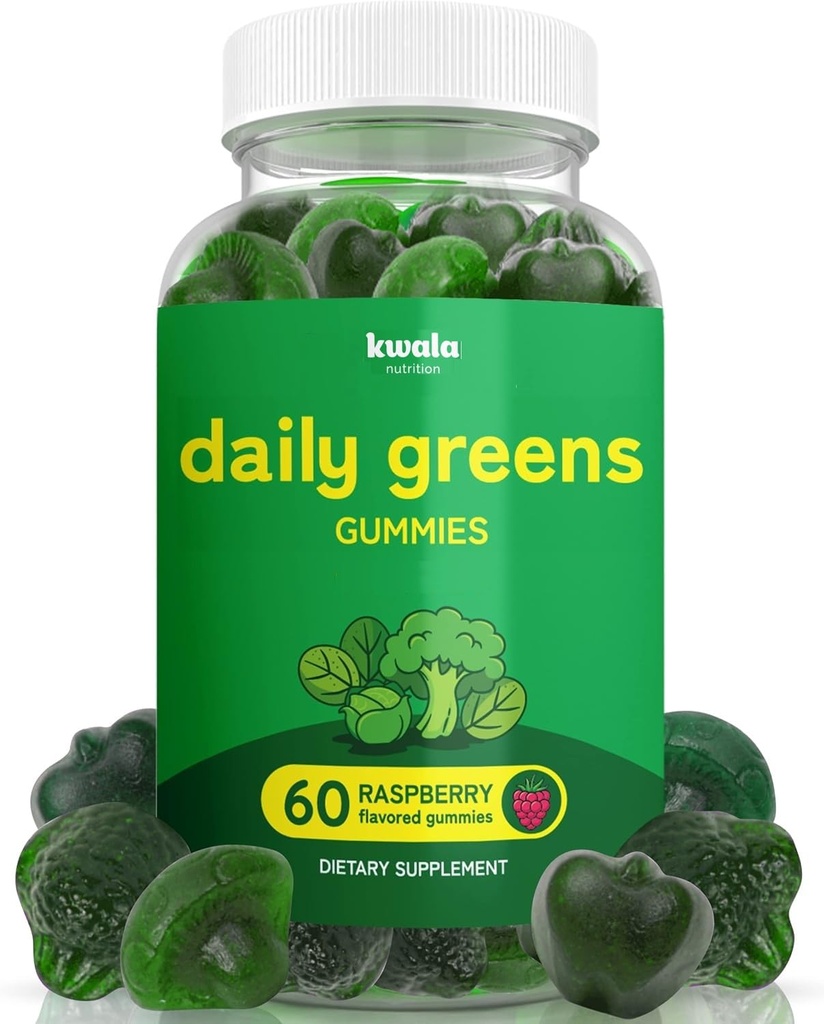 Daily Super Greens Gummies to Boost Energy 