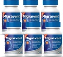 Vita Sciences Migravent Migraine Relief Supplement w/Vitamin B2, Riboflavin, Magnezyum, Coenzyme CoQ10, PA-Free Butterbur, Bioperine, Premium Herbal Türleri (60 Kont)