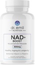 DR. EMIL NUTRITION NAD+ Boost - Nicotinamid Riboside Supplement for Longevity, Sağlıklı Aging & Cellular Regeneration - NAD Supplement with Berberine, L-Theanine & Niacin - 30 Günlük Supply