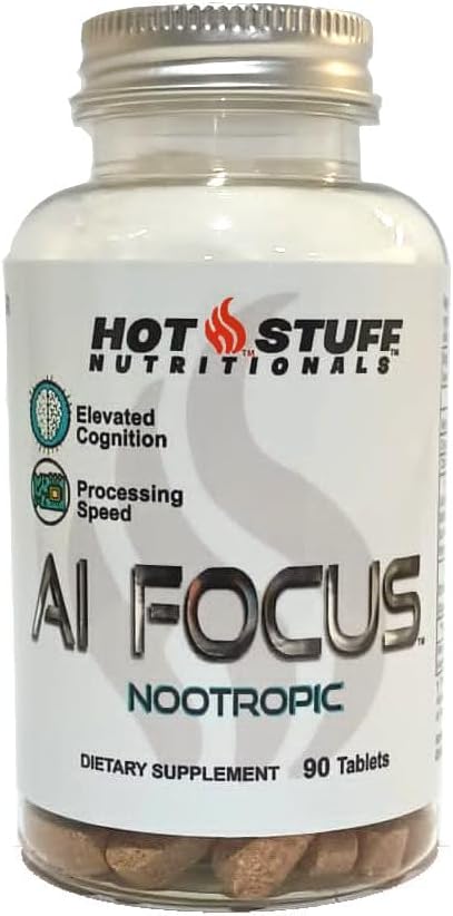 AI Focus - 90 Tablet. Gelişen Focus, Bilişsel Fonksiyonl ve Ruh Stamina için Potent Nootropic.