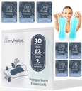 MyHalos 44 adet Cadı Hazel Wipes & Perineal Buz Paketleri Postpartum için Hemorrhoids & C Bölüm Buz Paketleri Postpartum Bakım Ve Hemorrhoids Cold Postpartum Care & Hemorrhoids Cold Postpartum