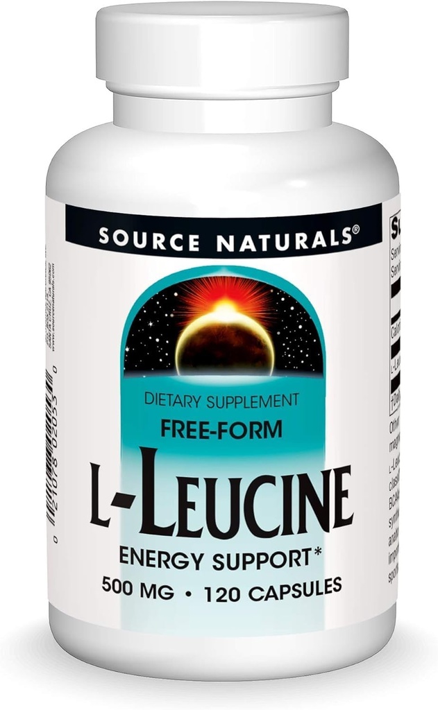 Source Naturals L-λευκίνη, 500mg, 120 κάψουλες