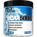Evlution EVL BCAAs replicas Toz - BCAA Toz Post Workout Recovery Drink and Stim Free Pre Workout Energy - 5g Branched Chain replicas Supplement for Men - Blue Raz