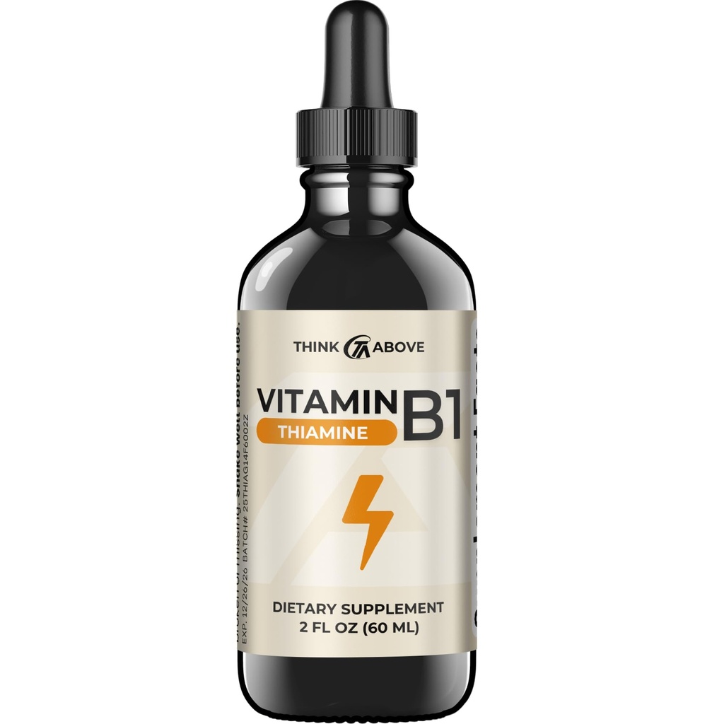 B1 Vitamini Mononitrate - Sıvı Drops Supplement (2 FL OZ)