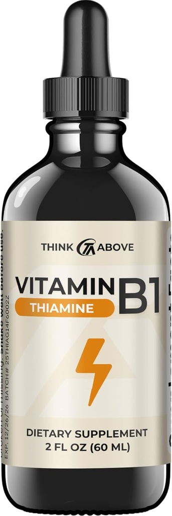 B1 Vitamini Mononitrate - Sıvı Drops Supplement (2 FL OZ)