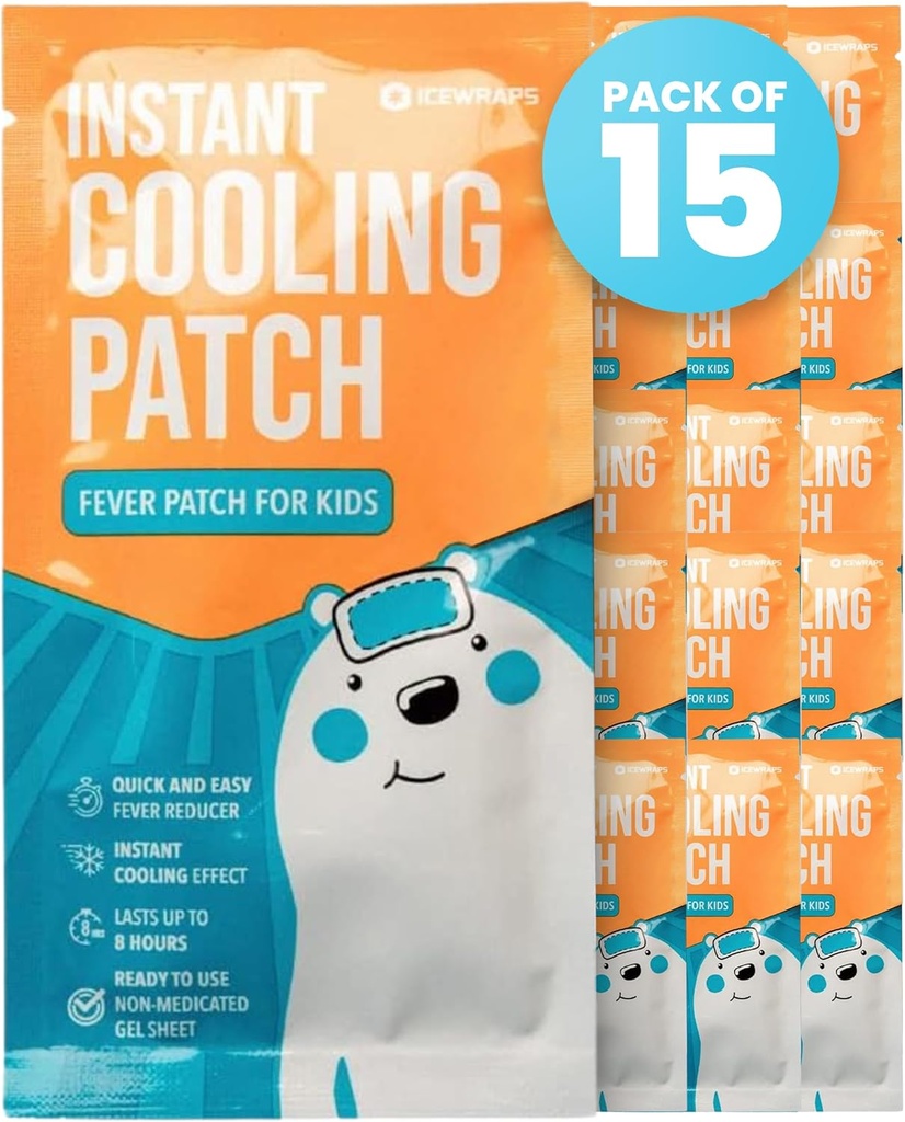 ICEWRAPS Patch Πυρετός για παιδιά & ενήλικες 