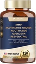 Totaria (1 συσκευασία) NMNH (Διυδρονικοτιναμίδιο Μονονουκλεοτίδιο) Συμπλήρωμα w/Niacinamide (Vitamin B3), Trans-Reεσβερατρόλη, για την καταπολέμηση της γήρανσης, ενέργεια, εστίαση