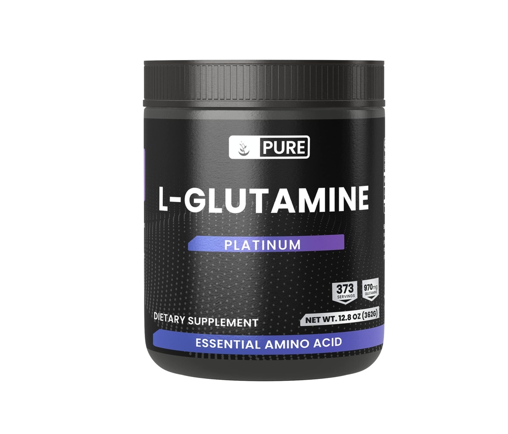 Saf Orijinal Malzemeler L-Glutamine Toz, (12 oz), Doğal Amino asit, Flavorless, Her zaman Saf