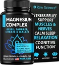 Magnezyum Citrate Capsules - Yüksek Absorpsiyon Supplement for Muscle, Nerve Health and Relaxation