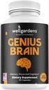 100% Zihinsel, Focus ve Cognition için Beyin Supplements - Bacopa, Magnezyum, Vitaminler B6, Phosphatidylserine - Non-GMO, Gluten Free