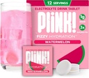Plink! Yetişkinler ve Çocuklar için Fizzy Electrolyte Tabletleri - Sumelon, 12ct – Elektrolytes ile Günlük Hydration – Low Sugar, Vegan, Keto Friendly, Non-GMOMO