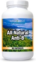 LifeSource Vitamins All Natural Anti-B for Immune Support, 14 All Natural Ingredient with Echinacea & Garlic Extract, 90 Immune Defense Caps.