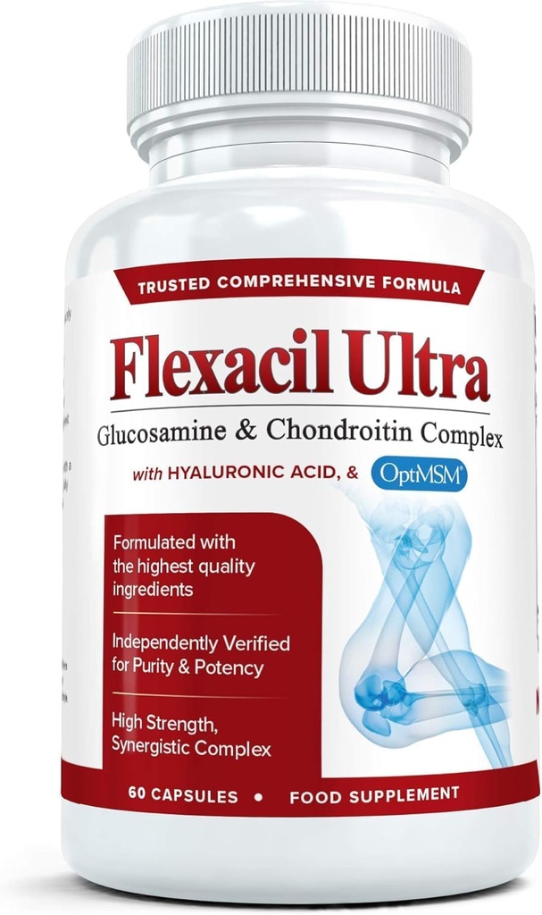 Glucosamine, Chondroitin, Hyaluronic Acid & MSM, 60 Capsules