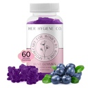 Her Hijyen Co. Chest Support Gummies for Women, Wellness & Confidence, Natural Herbal Mix, Multivitamin for Curves, Fitness Workout Supplement, Vegan & Non-GMO, Berry Flavor, 60 Count
