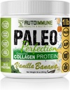 Paleo Perfection Vanilla Banana Grass Fed Beef Collagen Protein Toz Stevia - Paleo, Hua, SCD, AIP Protein Toz Apple Fiber, Carrot & Broccoli - 1lb Protein Toz & Superfood