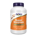 NOW Συμπληρώματα Τροφίμων, Super Enzymes, Formulated with Bromelain, Ox Bile, Pancreatin και Papain,180 Κάψουλες