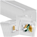 Τσάντες Zippered Pill Pouch - 24 Pcs, Slide Lock Clear Πλαστικά Mini Sags, BPA-Δωρεάν για χάπια Βιταμίνες, Συμπληρώματα, Φάρμακα, Κοσμήματα, Χειροτεχνία, Μικρά Αντικείμενα - Self-Sealing, Reuseable, Travel-Friendly