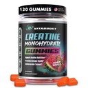 Kretine Gummies 5g-Cin Naturaltine Monohidrat for Men & Women- Delicious Strawberry Watermelon Flavor- Boost Strength, Energy & Muscle growth- Vegan Pre Workout Gummies- Made in USA