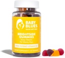 Baby Brightside Vitamin D3 Gummies – Yüksek Potency Immune, Mood & Bone Support – Peach Strawberry – Postnatal Vegan Supplement for Moms – Non-GMO, Gelatin-Free