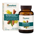 Himalaya Berberine Ceylon Cinnamon - Normal Metabolism, Immune ve Digestive Health - Vegan, Gluten Free, 60 Vegetarian Capsules