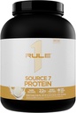 Kural 1 Kaynak 7 Protein – Decadent Flavor, Velvety Smooth Texture, 22g Anytime proteini ve 10g Doğal Occurring EAAs Per 7 Premium Kaynaklar (4 Pounds*, Vanilla Ice Cream)