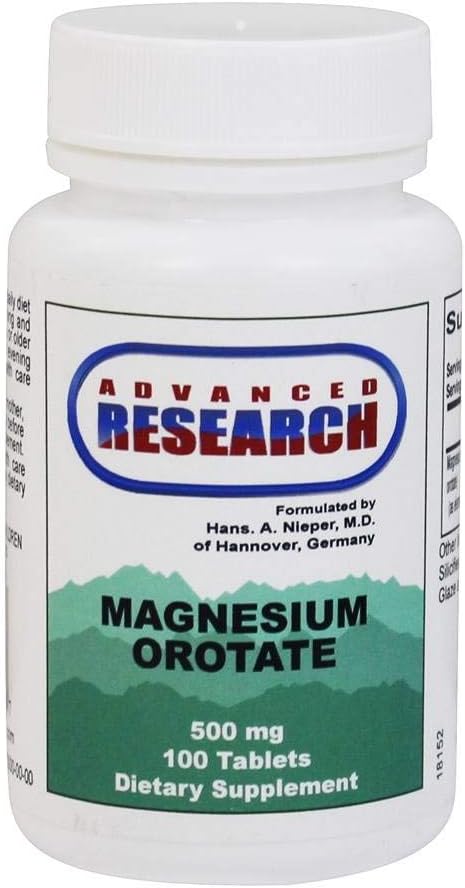 Dr. Hans Nieper Magnezyum Orotate Tabletleri, 500 Mg, 100 Count