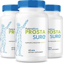 NutraRize (3 Pack) Prostasure Capsules - Resmi Prosta Sure Pills for Prostate Heath, All Natural Support Formula for More Control & General Well-Being, Pastillas Review (180 Capsules)