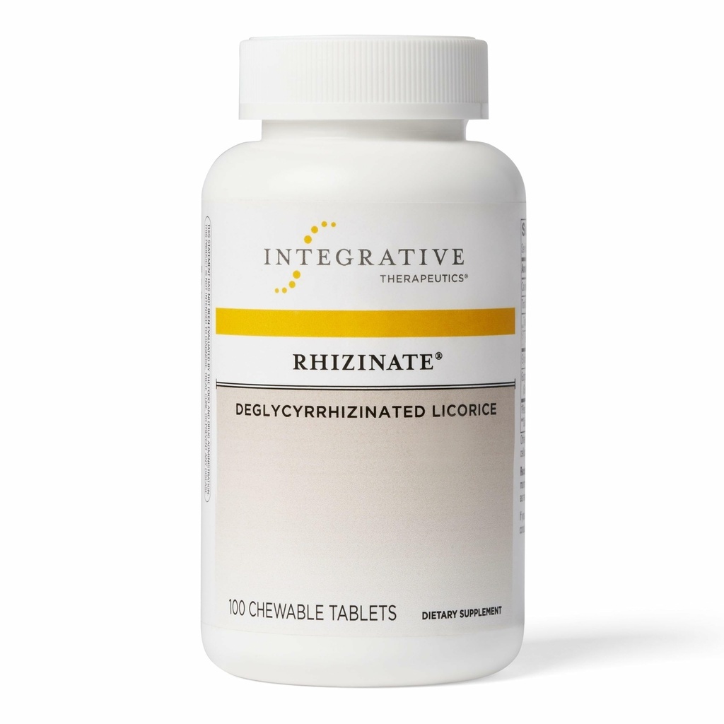 Ολοκληρωτικά Θεραπευτικά Rhizinate - Digestive Supplement for Gut Health Support* - Intestinal Health Support* - Vegan, Gluten-free & Dairy-Free - 100 Μασώμενα δισκία (33 μερίδες)