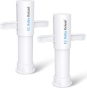 Memine EZ Bites Relief Suction Tool - 2 Pack Bee Sting ve Bite Itch Relief Sucker, Venom Extractor for Saliva/Venom Removal, Itch and Swelling, Kid-Friendly White