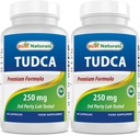 En İyi Doğallar TUDCA 250 mg (Tauroursodeoxycholic Acid) - 60 Veg Capsules - 2 Ay Supply (60 Kont (kahkaha Sayısı 1)) (60)