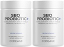 Kodage SBO Probiyotiks, 100 Milyar CFUs Per Servis, Multi Strain Soil Temel Organizmleri ve Organik Fermented Botanical Mix, Raf-Stable - 2 Pack