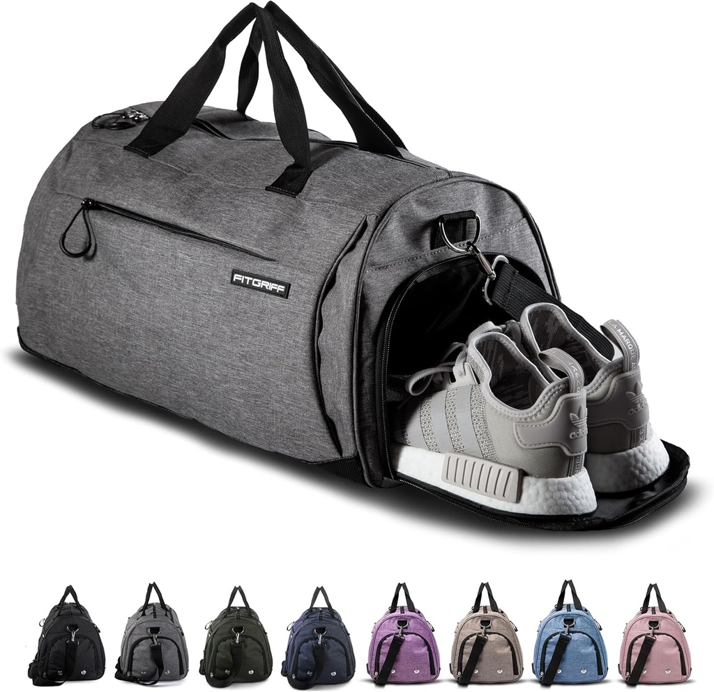 Fitgriff® Gym Bag for Men & Women with Shoes & Wet Karşılaştırması - Seyahat için Duffle Bag, Spor, Fitness & Workout