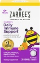Zarbee's Kids Immune Support, Vitamin C, D & çinko Daily Immunity Vitamins for Children 4+ Years, Natural Tropikal Meyve Flavor, 28 Chewable Tabletler