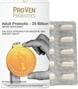 Kadınlar ve Erkekler için Günlük Probiyotik | 25 Milyar CFU with Acidofilius & Bifidus | Digestive & Immune Support | Vegetarian, Gluten-Free, Lactose-Free | 30 Capsules