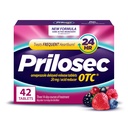 Prilosec OTC, Omeprazole Gecikmiş 20 mg, Asit Tespiti, 24 Saat Yardımı için Frequent Heartburn, All Night*, Heartburn Tıp, 20mg, Wildberry Flavor, 42 Tablet