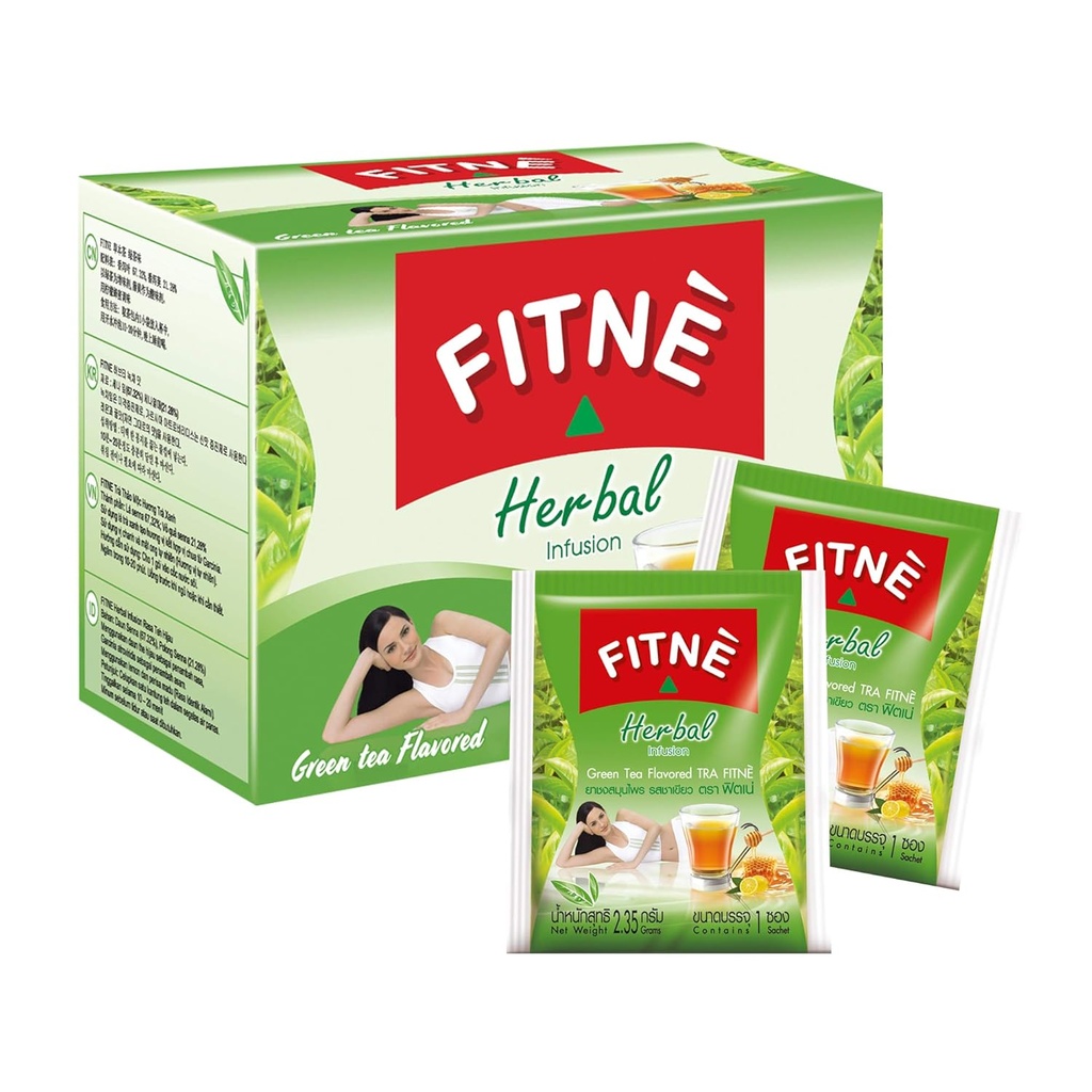 FITNE Πράσινο τσάι Herbal Honey λεμόνι με Garcinia Senna Infusion Gentle Detox Cleanse High Antioxidant Όχι θερμίδες Stevia γλυκαντικό, 15 Τσάι Τσάι Τσάι Τσάι Τσάντες
